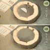 Cojín para Asiento Cojín para Silla de Oficina Cojín para Trasero Cojín Redondo Dormitorio Piso Ventana Abuhardillada Tatami Futón