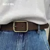 Popular Cinturón con Hebilla de Pin para Hombres y Mujeres, Cinturón Simple Estilo Hong Kong Ins para Jóvenes, Cinturón Versátil para Hombres