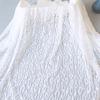 Tecido de Renda Branco Palco Casamento Gaze Cortina de Mesa Mesa de Sobremesas Toalha de Mesa Malha Adereços de Casamento Atacado