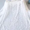 Tela de Encaje de Malla Blanca Cortina Tela de Fondo para Fotos de Boda Mesa de Comedor Vestido Ropa