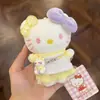 Celebridad de Internet Popular Auténtica Muñeca Gatito Llavero Decoración de Bolso Colgante Gato Kt Lindo Rojo Coca-Cola