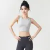 Top Regata Yoga Feminino Fosco Secagem Rápida Emagrecedor com Suporte Lateral no Busto e Sutiã Embutido para Fitness