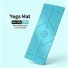 Pedido pequeno tapete de yoga personalizado atacado feito de material de borracha PU, alta resiliência, tapete de fitness antiderrapante, mesmo modelo para comércio transfronteiriço, direto da fábrica de origem