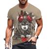 Camiseta con estampado de mapache pequeño, nueva moda urbana, deportiva, 3D, manga corta, para hombre, 2023
