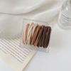 50 Caixas de Elástico de Cabelo Elástico de Cabelo Feminino Acessório de Cabeça Elástico Alto para Cabelo Durável Anel Simples para Cabelo
