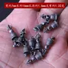 Artículos Misceláneos Antiguos, Vajra de Hierro Celestial de Aleación, Colección Completa de Adornos, Utensilios Rituales de Xizang, Mazo Subyugador de Demonios Mágico de Hierro Celestial, Accesorios de Pulsera de Cuentas Budistas