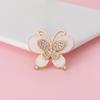Accesorios creativos y exquisitos de mariposa para bricolaje, placa de flor, hebilla de aleación de diamante, accesorios para el cabello, carcasa de teléfono móvil, pegatinas de belleza, material de diamante