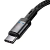 Cable de datos tipo C 100W carga súper rápida para teléfono móvil Huawei vivo millet oppo glory línea de carga 6A