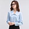 Foto Real de Camisa Blanca de Manga Larga para Mujer para Primavera y Otoño 2026, Ropa Formal Profesional para Maestros, Funcionarios Públicos y Atuendo para Entrevistas de Trabajo