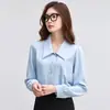 Camisa de vestir profesional blanca de manga larga, entalladora, holgada, a la moda, versátil, chaqueta camisa de moda para mujer, nuevo estilo de principios de otoño 2026