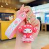 LLavero de coche con diseño de muñeca kulomi de dibujos animados, bolsa de sobre roja con colgante, llavero pequeño para regalo de pareja, venta al por mayor