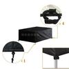 Funda para muebles de exterior transfronteriza tela Oxford 420D negra jardín patio cubierta impermeable a prueba de polvo funda para mesa y sillas de jardín