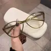 Óculos Planos Cat-Eye, Design Ultra Leve em Tartaruga, Adequado para Mulheres com Miopia, Podem Ser Personalizados com Grau, Armação Pequena com Estampa de Leopardo, Efeito Emagrecedor, Armação de Óculos com Bloqueio de Luz Azul