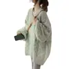 Suéter suave de punto trenzado glutinoso con cuello en V para mujer, otoño e invierno, nuevo, suelto, prenda exterior, estilo perezoso, sentido del diseño, suéter de punto nicho
