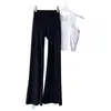 Calça Flare de Tubarão Feminina para Uso ao Ar Livre, Nova Coleção Primavera/Verão 2026 Cintura Alta Skinny Tamanho Grande Leggings de Yoga