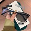 Gafas Fotocromáticas de Media Montura Modernas que se Pueden Adaptar con Lentes Graduados, Adecuadas para el Uso Diario, Gafas Lisas Versátiles, Monturas de Gafas para Hombres con Conocimientos Tecnológicos