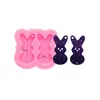 Brincos de alienígena chaveiro de silicone molde de gota epóxi joias artesanais DIY