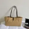Bolso Tote Vintage Nuevo Otoño/Invierno 2026, Bolso de Mano de Gran Capacidad para Mujer, Bolso de Hombro Simple para el Trabajo, Bolsa de Compras