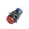 Interruptor de Botão La16-M 3 Pinos 5 Pinos 6 Pinos com Luz Vermelho Verde Sem Travamento/Auto Travante Redondo Iniciar Fonte de Alimentação 16mm