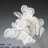 Ventas Directas de Fabricantes de Comercio Exterior: Flores Artificiales Blancas, Flores Falsas Estilo Bosque, Materiales Florales para Bodas, Flores para Decoración de Salón de Bodas