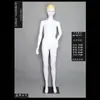 Maniquí Femenino de Plástico de Cuerpo Completo para Ropa, Soporte para Ropa, Maniquí Blanco Abstracto Femenino de Cuerpo Completo con Base