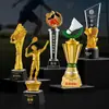 Bádminton Tenis Metal Cristal Resina Chapado en Oro Trofeo Personalizado Oro y Plata Bronce Juegos Competición Deportiva