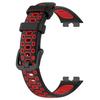 Xuanyin é Adequado para Pulseira Huawei 10 Pulseira de Silicone Pulseira Respirável com Furos de Duas Cores de Reposição para Huawei Band8/9
