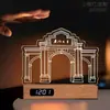 Trofeo de Madera Souvenir Luz de Noche Acrílica Premio Reunión Anual de la Empresa Creativo Brillante Aniversario del Campus Temporada de Graduación