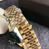 Reloj de Pulsera de Acero Inoxidable Todo Dorado con Pantalla Dual de 24 Horas y Fecha, Esfera Negra, para Hombre, de Negocios, de Lujo