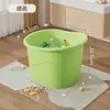 Bañera para el Hogar para Niños, Tina de Baño de Plástico, Tina de Baño Antideslizante para Bebés, Tina Espesa para Remojo de Bebés, Tina de Baño para Sentarse