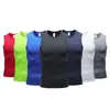 Camiseta Deportiva Ajustada para Hombre Baloncesto Correr Fitness Entrenamiento Chaleco Base de Alta Elasticidad Secado Rápido Absorción de Sudor Ropa Deportiva para Entrenamiento