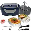 Caja de Comida Caliente Portátil Sin Agua para Coche que se Puede Conectar, Adecuada para Trabajadores de Oficina, con Funciones de Aislamiento y Calefacción