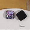 Zhen Tu Gradiente AB Textura de Fragmento de Concha Iridiscente Forma de Corazón Pentagrama Parche Redondo Accesorios DIY Pendientes Funda de Teléfono