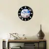 Reloj silencioso de 12 pulgadas para sala de estar, reloj de pared de moda, reloj de pared de arte digital creativo, dormitorio, simple, grande, metálico