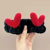 Diadema de Peluche para Otoño e Invierno, Diadema Especial con Presión para Lavarse la Cara y Aplicarse Mascarilla, Coleta, Accesorio para el Cabello de Pato Amarillo, Cueva para el Cabello