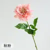Sensação de Luxo Leve, Flor Artificial de Dália Hidratante, Flor Artificial para Decoração de Casamento, Adereços para Fotografia de Casa, Arte Floral de Mesa, Flor Artificial