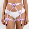 Bambu como fábrica sexy arco três- ponto cinta apertado tentação uniforme sexy cinta-liga mulheres uma geração de cabelo