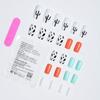 24 Piezas de Uñas Postizas Usables Uñas Uñas Uñas Usar Uñas Color Skumping Patrón Vaca Extensión de Uñas Postizas Uñas Removibles Venta al Por Mayor