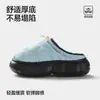 Fábrica de Zapatos Qidan Pantuflas de Algodón Impermeables para Mujer Hogar Interior Forradas de Felpa Cálidas Suela Gruesa Antideslizante Suela Suave Pantuflas de Algodón para Pareja para Hombre
