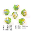 Hanyuyuan Vidrio Soplado Cuentas de Fresa Hechas a Mano Cuentas DIY Accesorios para Joyería Pulsera Collar Materiales de Cuentas Sueltas