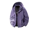 Chaqueta con capucha para hombre de estilo americano, serie de montaña, tres pruebas al aire libre, informal, holgada, ropa de trabajo, nueva, de buena calidad, Fujian