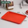 Bandeja de Paja de Trigo Estilo Nórdico Ins Bandeja Rectangular de Plástico para Uso Doméstico Taza para Empanadillas Taza de Té Plato Plato de Frutas