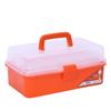 Caja de Almacenamiento Transparente Caja de Herramientas para Estudiante de Arte Caja de Pintura para Estudiante Caja de Almacenamiento para Cosméticos Manicura Caja de Medicamentos de Tres Capas
