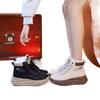 Zapatos de Algodón Peludo Cálidos de Invierno Nuevos para Mujer con Sensación de Caminar sobre las Nubes, Suela de Plataforma, Suela Suave, Botas de Nieve Deportivas Casuales