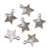 Viento Ins 22 estrella de cinco puntas mixta colgante de plata antigua DIY amuleto natural joyería creativa hecha a mano accesorios explosiones