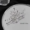 Clipe de Borboleta Bioquímico Líquido Clipe de Tubarão Grande de Metal Elegante Elegante Clipe de Cabelo para Traseira da Cabeça Penteadeira Penteadeira