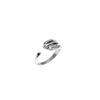 Anillo de palma de acero de titanio para celebridad en línea 2022 para hombre y mujer, moderno, hip hop, joyería de moda, anillo punk dominante