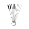 Cepillo para Herramientas, Cepillo para Pistola de Pintar, Cepillo de Limpieza para Aerógrafo, Cepillo de Limpieza para Aguja de Carburador, Juego de Cinco Piezas de Cepillos, Cepillo de Limpieza para Pistola de Tatuajes