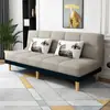 Sofá de cuero a prueba de tres (agua, suciedad, arañazos) para gatos, plegable, de doble uso, sala de estar de apartamento de alquiler, tienda, apartamento pequeño, sofá cama de estilo popular de celebridad de internet