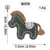 Patches Bordados de Pônei de Desenho Animado para Envelopes Vermelhos, Roupas, Bolsas, Capas de Celular, Lenços, Patches Decorativos DIY em Estoque
